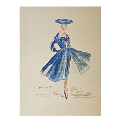 christian dior new look|Christian Dior original sketches.